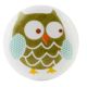 Owl Ceramic Flat Wine Bottle Stopper